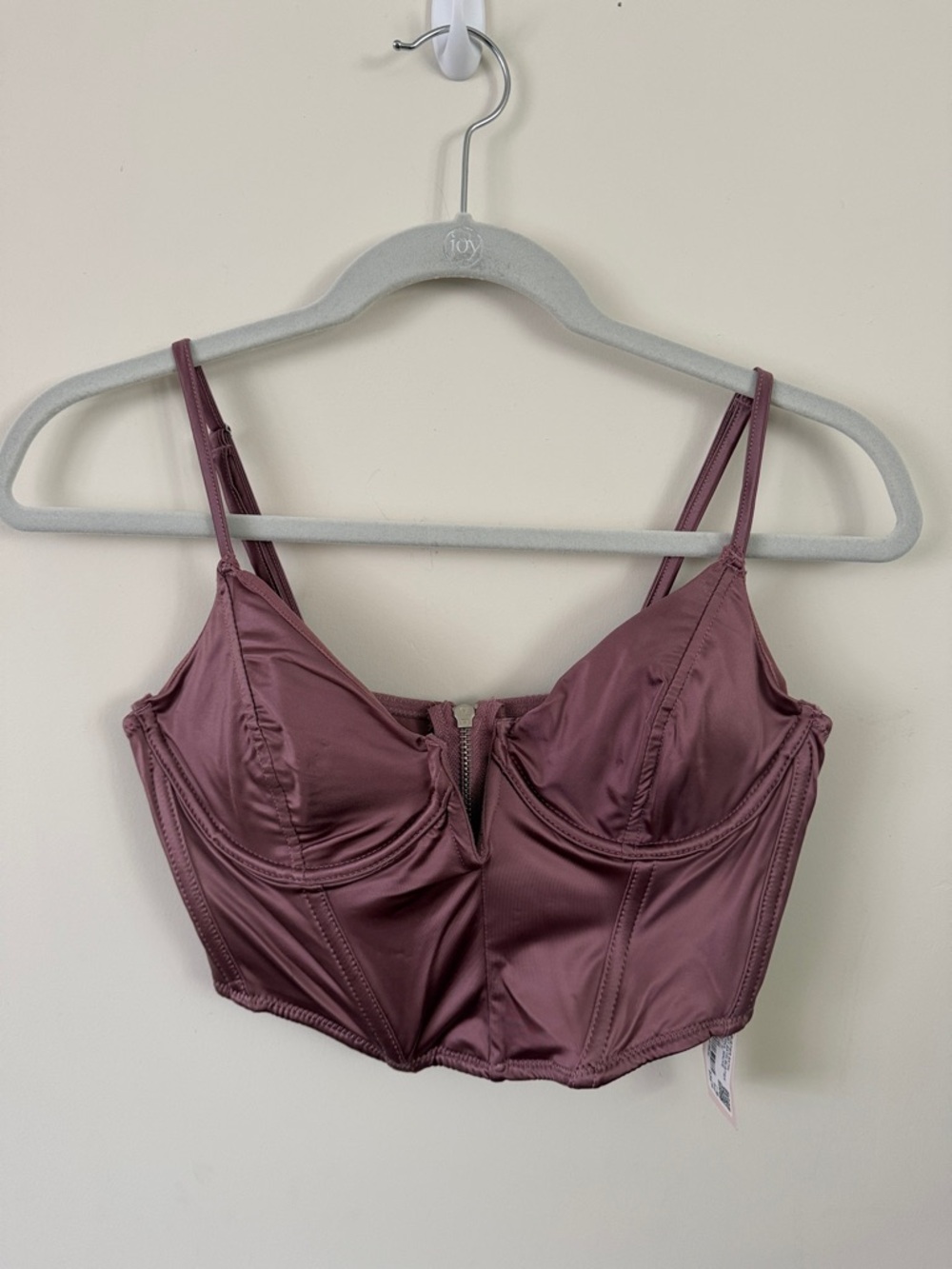 Satin Lust Bustier in Wistful Mauve